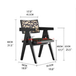 Stylish Foam Upholstered Armchair with Ash Wood Frame - Modern Pile Fabric Accent Chair hsxz-2175