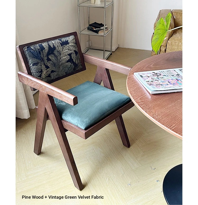 Stylish Foam Upholstered Armchair with Ash Wood Frame - Modern Pile Fabric Accent Chair hsxz-2175