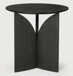 Stylish Round Oak Tea Table with Unique Base Design - Modern Home Furniture Accent Piece hsxz-2176