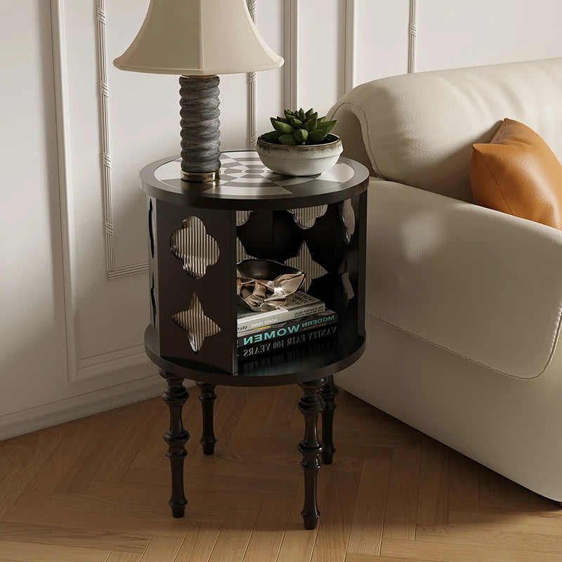 Elegant Glass Tea Table with Multi-Layer Board Design - Stylish Decorative Accent for Living Room hsxz-2178