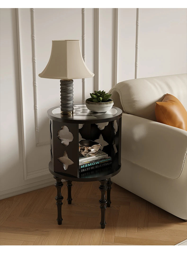 Elegant Glass Tea Table with Multi-Layer Board Design - Stylish Decorative Accent for Living Room hsxz-2178