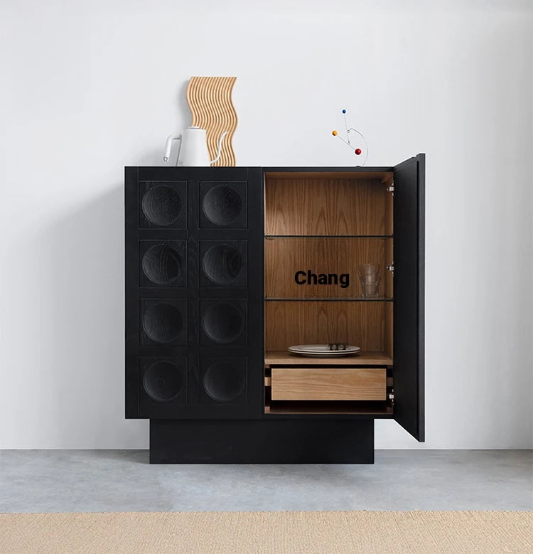 Modern Multi-Layer Board Glass Cabinet - Stylish Storage Solution for Your Home hsxz-2180