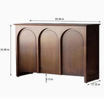 Stylish Multi-Layer Board Cabinet with Elegant Arch Design – Perfect for Modern Living Spaces hsxz-2182