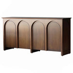 Stylish Multi-Layer Board Cabinet with Elegant Arch Design – Perfect for Modern Living Spaces hsxz-2182