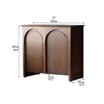 Stylish Multi-Layer Board Cabinet with Elegant Arch Design – Perfect for Modern Living Spaces hsxz-2182