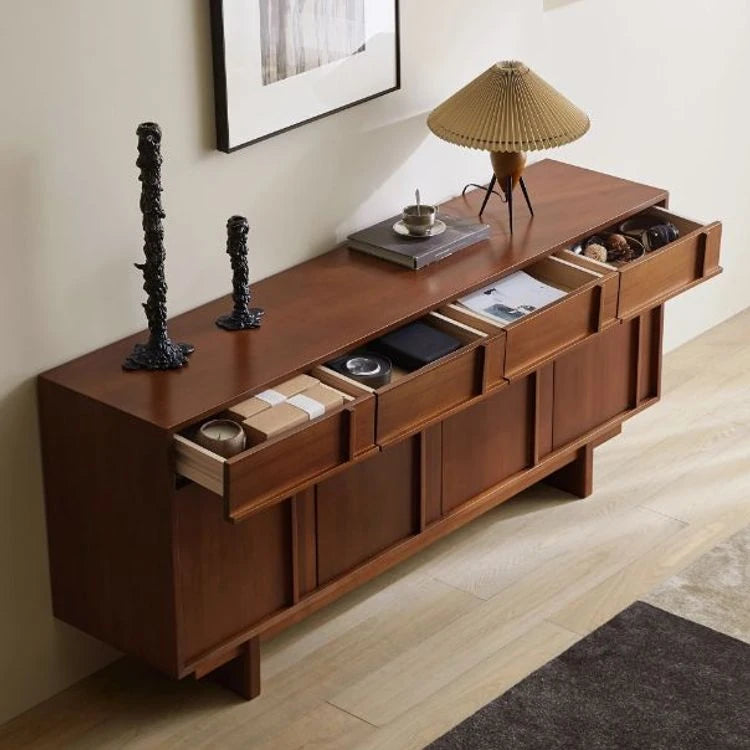 Stylish Solid Wood Cabinet – Perfect Height for Easy Access and Elegant Storage Solution hsxz-2187