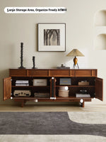Stylish Solid Wood Cabinet – Perfect Height for Easy Access and Elegant Storage Solution hsxz-2187