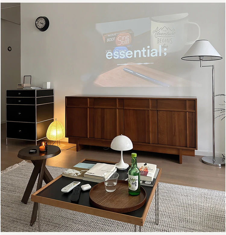 Stylish Solid Wood Cabinet – Perfect Height for Easy Access and Elegant Storage Solution hsxz-2187