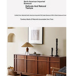 Stylish Solid Wood Cabinet – Perfect Height for Easy Access and Elegant Storage Solution hsxz-2187