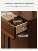 Stylish Solid Wood Cabinet – Perfect Height for Easy Access and Elegant Storage Solution hsxz-2187