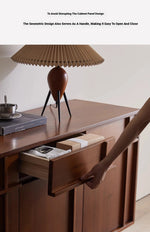 Stylish Solid Wood Cabinet – Perfect Height for Easy Access and Elegant Storage Solution hsxz-2187