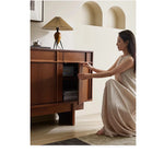 Stylish Solid Wood Cabinet – Perfect Height for Easy Access and Elegant Storage Solution hsxz-2187