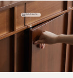 Stylish Solid Wood Cabinet – Perfect Height for Easy Access and Elegant Storage Solution hsxz-2187