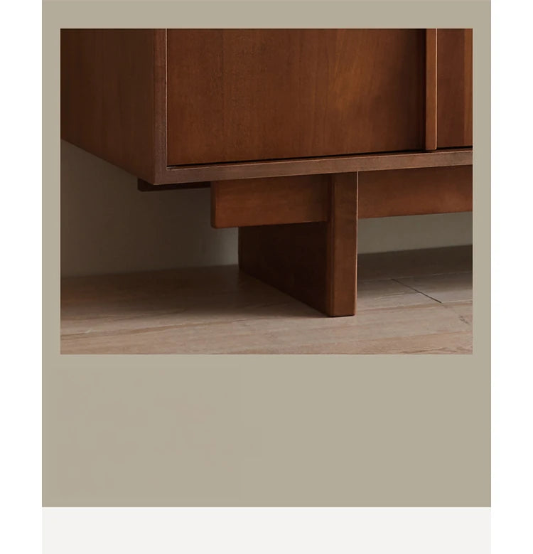 Stylish Solid Wood Cabinet – Perfect Height for Easy Access and Elegant Storage Solution hsxz-2187