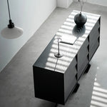 Stylish Ash Wood & Chinese Fir Cabinet with Unique Multi-Layer Design – Modern Storage Solution for Any Room hsxz-2188