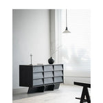 Stylish Ash Wood & Chinese Fir Cabinet with Unique Multi-Layer Design – Modern Storage Solution for Any Room hsxz-2188