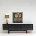 Stylish Ash Wood TV Cabinet with Modern Design and Ample Storage hsxz-2192