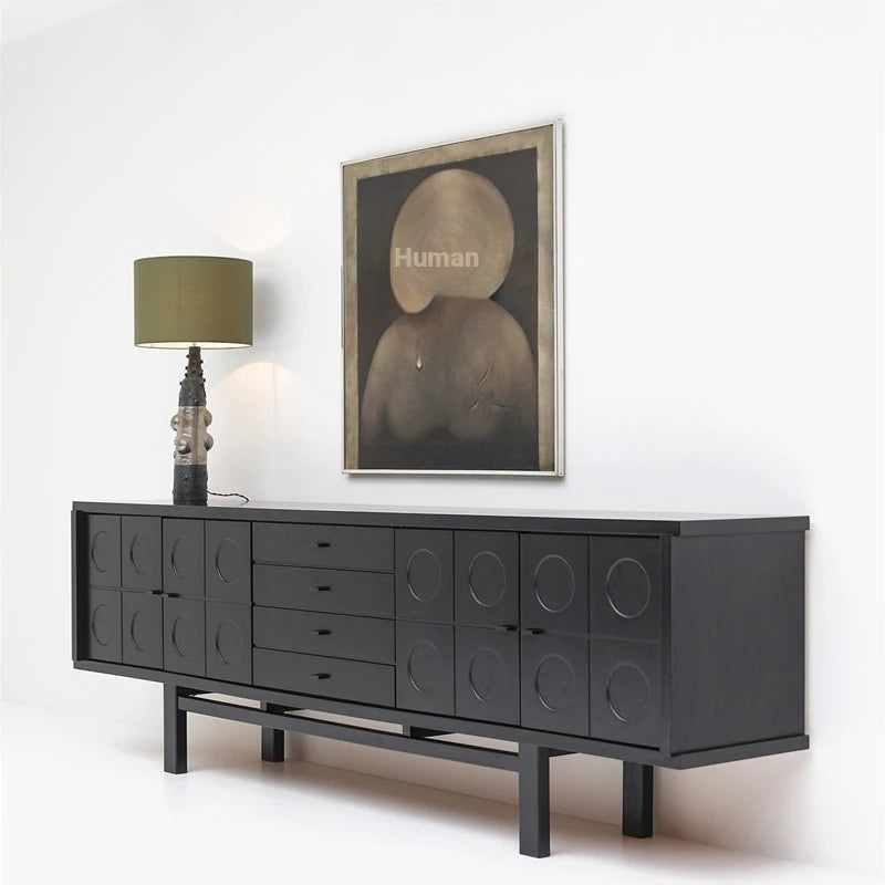 Stylish Ash Wood TV Cabinet with Modern Design and Ample Storage hsxz-2192