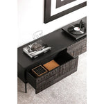 Stylish Teak and Metal TV Cabinet with Unique Design – Perfect for Modern Living Spaces hsxz-2194