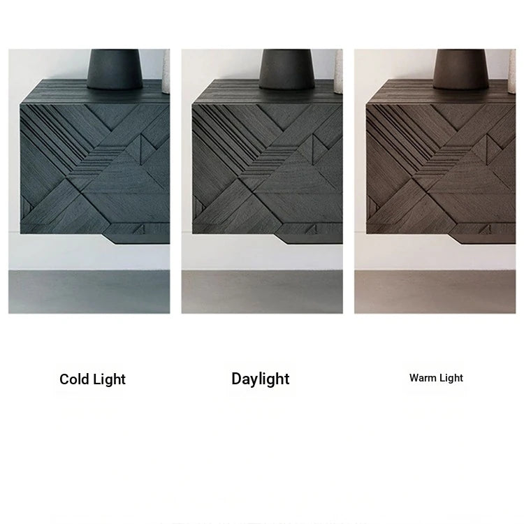 Stylish Teak TV Cabinet with Multi-layer Board and Carbon Steel Legs - Modern Home Entertainment Center hsxz-2195