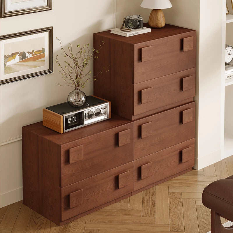 Stylish Multi-Layer Board Cabinet with Modern Drawer Design for Chic Home Storage hsxz-2198