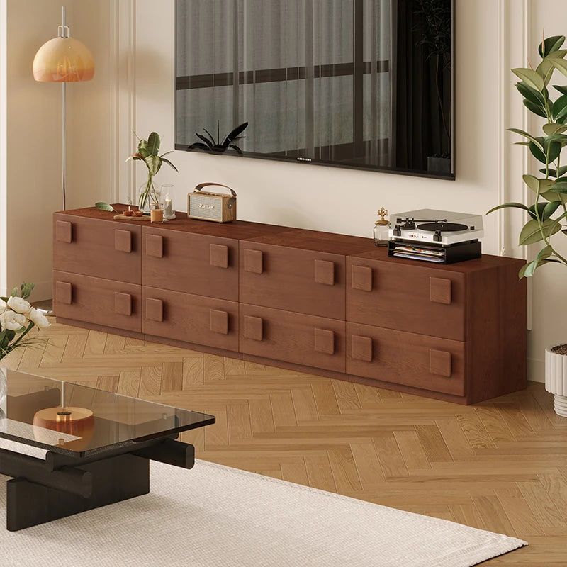 Stylish Multi-Layer Board Cabinet with Modern Drawer Design for Chic Home Storage hsxz-2198
