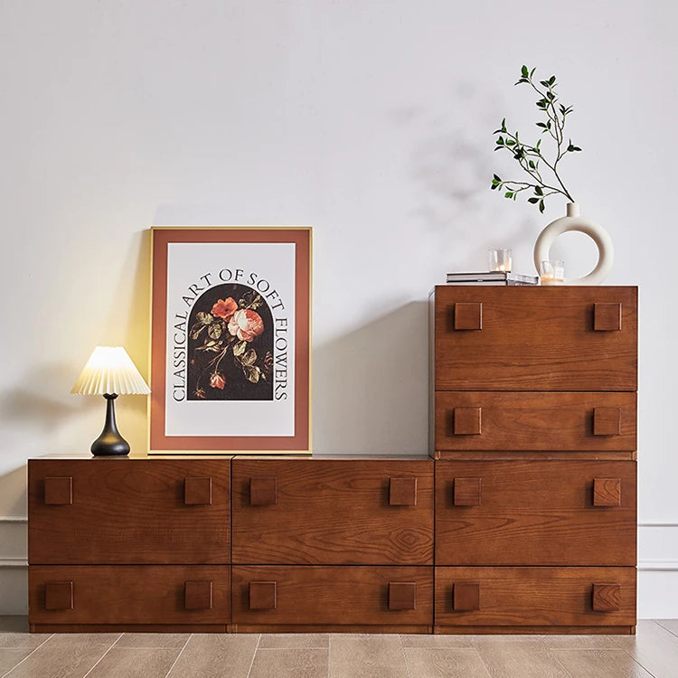 Stylish Multi-Layer Board Cabinet with Modern Drawer Design for Chic Home Storage hsxz-2198