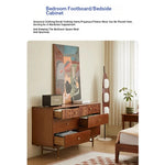 Elegant Cherry Wood Cabinet with Multi-Layer Board and Tung Wood Finish - Stylish Storage Solution for Modern Homes hsxz-2200