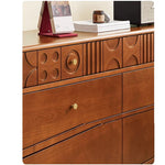 Elegant Cherry Wood Cabinet with Multi-Layer Board and Tung Wood Finish - Stylish Storage Solution for Modern Homes hsxz-2200