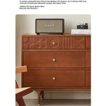 Elegant Cherry Wood Cabinet with Multi-Layer Board and Tung Wood Finish - Stylish Storage Solution for Modern Homes hsxz-2200