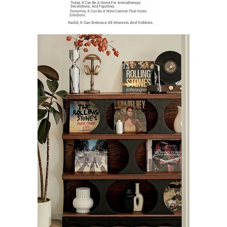 Stylish Red Oak Multi-Layer Board Cabinet - Modern Storage Solution for Home & Office hsxz-2202