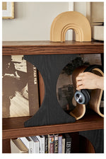 Stylish Red Oak Multi-Layer Board Cabinet - Modern Storage Solution for Home & Office hsxz-2202