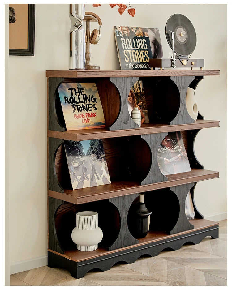 Stylish Red Oak Multi-Layer Board Cabinet - Modern Storage Solution for Home & Office hsxz-2202