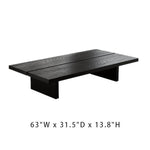 Sleek Pine Wood Tea Table - Modern Centerpiece for Elegant Living Rooms hsyj-2279