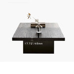 Sleek Pine Wood Tea Table - Modern Centerpiece for Elegant Living Rooms hsyj-2279