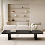 Sleek Pine Wood Tea Table - Modern Centerpiece for Elegant Living Rooms hsyj-2279