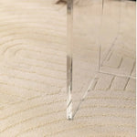 Modern Solid Wood & Acrylic Tea Table for Stylish Living Rooms hsyj-2283