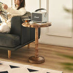 Elegant Ash Wood Tea Table - Stylish Centerpiece for Living Room Decor hsysg-4964