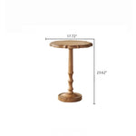 Elegant Ash Wood Tea Table - Stylish Centerpiece for Living Room Decor hsysg-4964