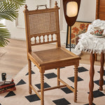 Elegant Ash Wood Chair with Rattan Weaving - Timeless Design for Your Home hsysg-4967