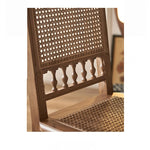 Elegant Ash Wood Chair with Rattan Weaving - Timeless Design for Your Home hsysg-4967