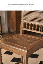 Elegant Ash Wood Chair with Rattan Weaving - Timeless Design for Your Home hsysg-4967