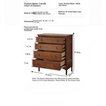 Elegant Ash Wood Multi-Layer Cabinet with 4 Drawers – Timeless Storage Solution for Your Home hsysg-4968