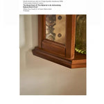 Elegant Ash Wood Glass Display Cabinet for Chic Home Decor - Perfect for Kitchen or Living Room hsysg-4975