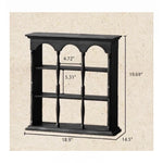Elegant Ash Wood Storage Rack – Stylish Display Shelves for Kitchen or Living Room Décor hsysg-4977