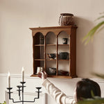 Elegant Ash Wood Storage Rack – Stylish Display Shelves for Kitchen or Living Room Décor hsysg-4977