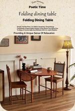 Elegant Ash Wood Dining Table - Classic Design for Cozy Living Spaces hsysg-4978