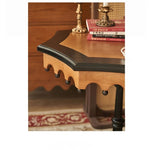 Elegant Ash Wood Table with Intricate Detailing for Living Room or Study hsysg-4982