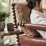 Stylish Ash Wood Chair with PU Leather and Cotton-Ramie Cushion - Perfect for Modern Living Spaces hsysg-4983