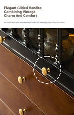 Chic Ash Wood Cabinet with Glass Display and Elegant Storage Drawers – Stylish Multi-layer Board Furniture for Your Home hsysg-4990